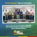 01 DE OUTUBRO - DIA DO VEREADOR