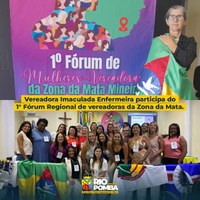 1° FÓRUM DE MULHERES VEREADORAS DA ZONA DA MATA