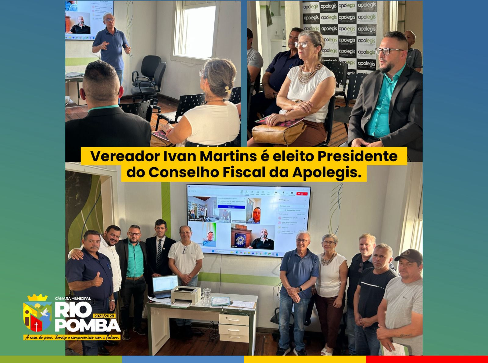 A Câmara Municipal de Rio Pomba agora tem uma nova voz na Apolegis 