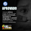 APROVADO ✅️  Projeto de Lei 2.179/2025
