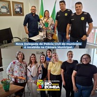 Dra. Fabrícia Nunes Noronha visita sede do Legislativo Municipal