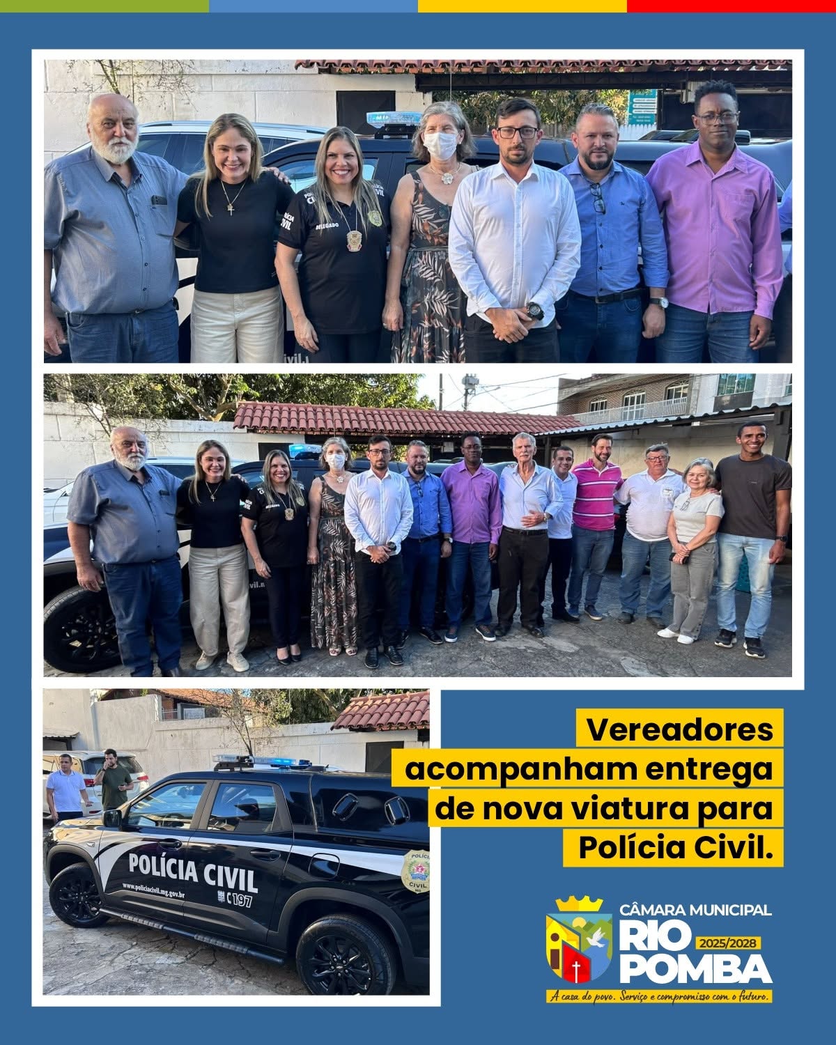 Entrega de Viatura Nova para a Delegacia de Rio Pomba