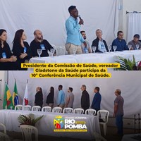 Participação na 10ª Conferência Municipal de Saúde!