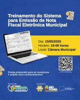 TREINAMENTO DO SISTEMA PARA EMISSÃO DE NOTA FISCAL ELETRÔNICA MUNICIPAL